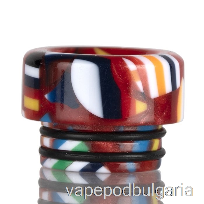 Vape Течности 810 Shorty Mosaic Drip Tip Red